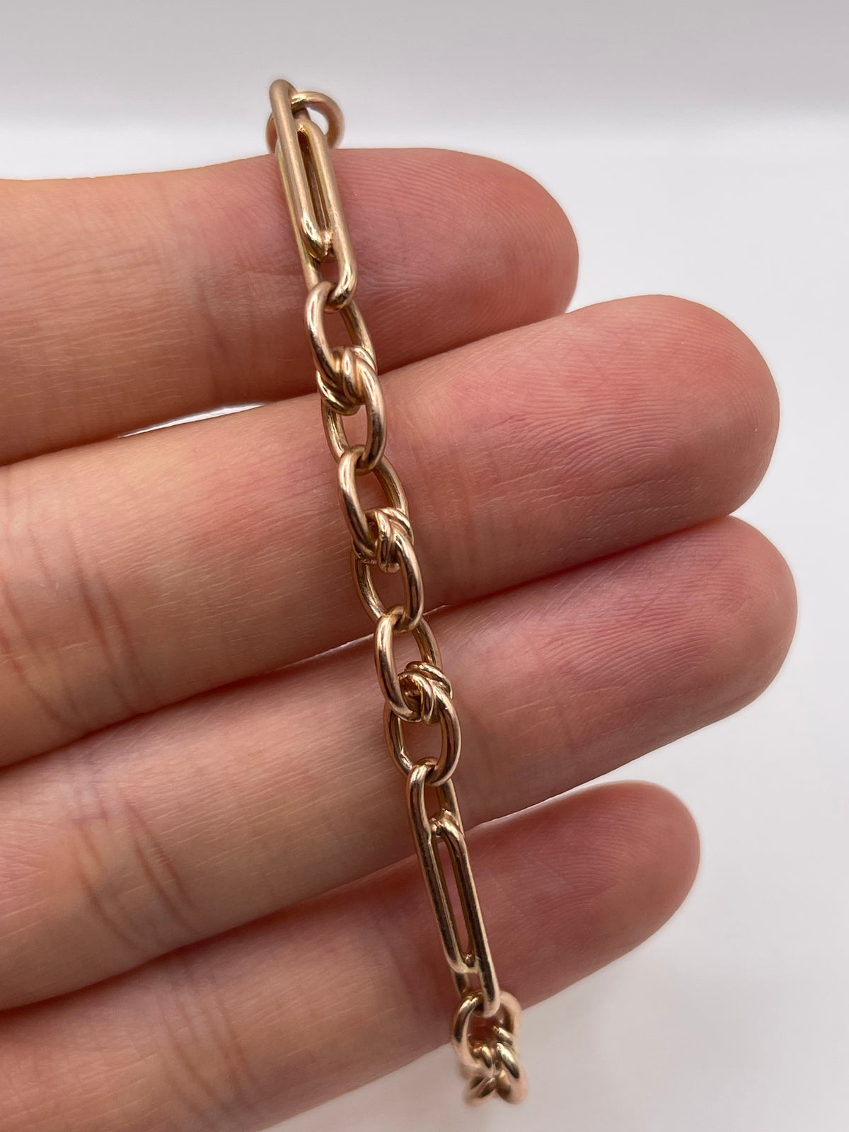 9ct rose gold bracelet