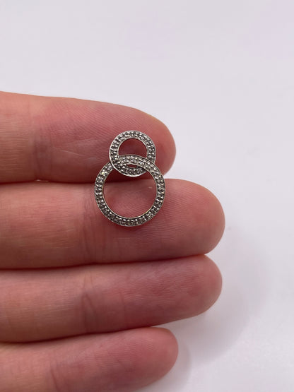 9ct gold diamond pendant