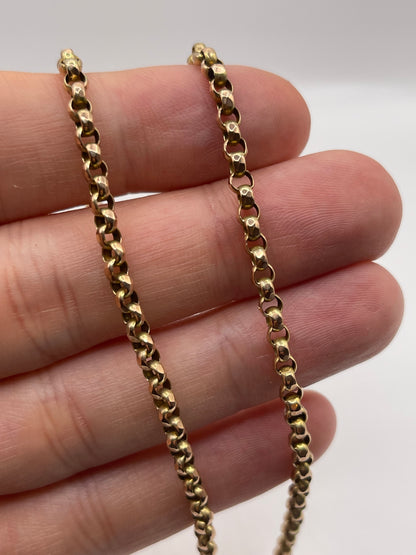 9ct rose gold chain 196