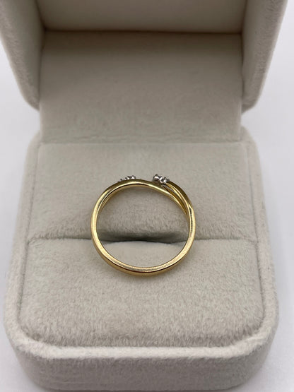 9ct gold diamond ring