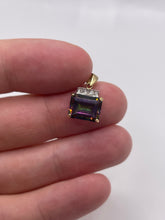 Load image into Gallery viewer, 9ct gold mystic topaz pendant
