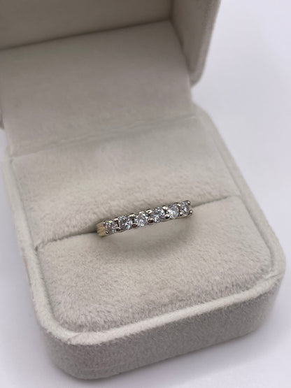 9ct gold 60 point diamond ring