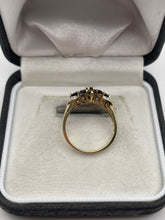 Load image into Gallery viewer, 9ct gold sapphire and diamond ring
