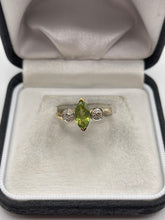 Load image into Gallery viewer, 9ct gold quartz and diamond ring
