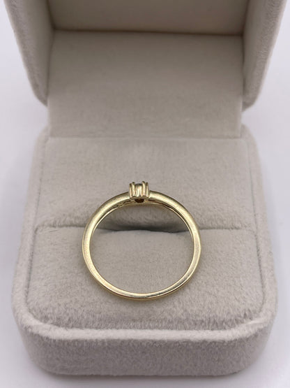 9ct gold diamond ring