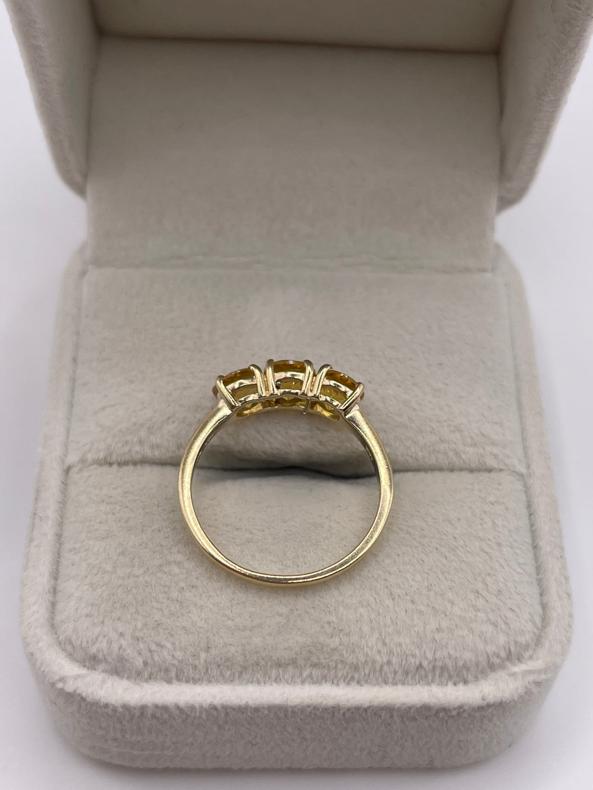 9ct gold citrine ring