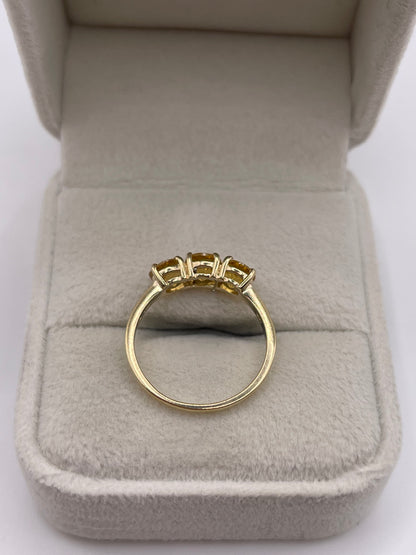 9ct gold citrine ring