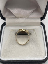 Load image into Gallery viewer, 9ct gold medallion ring
