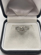 Load image into Gallery viewer, 1920’s platinum 75 point old cut diamond ring
