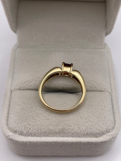 9ct gold tourmaline ring