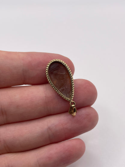 9ct gold cameo pendant