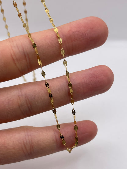9ct gold chain 454