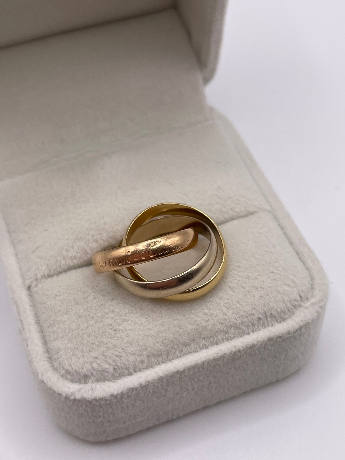 Cartier 18ct gold trinity ring
