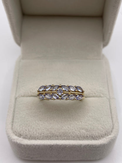 9ct gold tanzanite ring