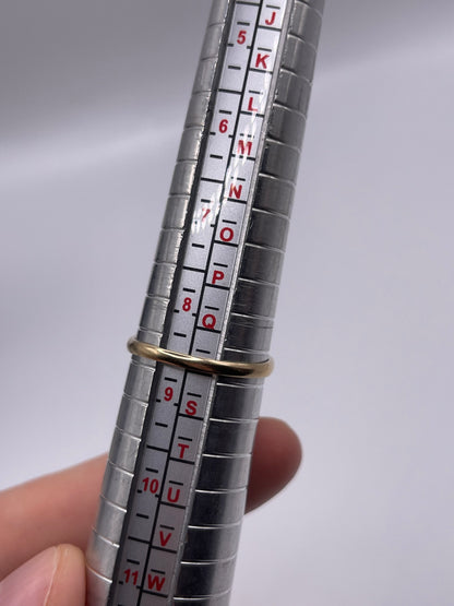 9ct gold emerald ring