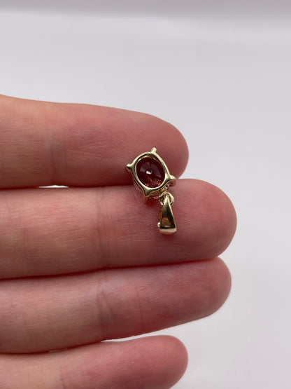 9ct gold tourmaline pendant