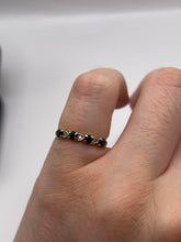 Load image into Gallery viewer, 9ct gold sapphire and diamond ring
