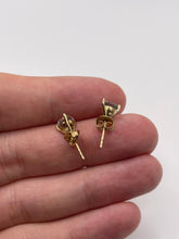 Load image into Gallery viewer, 9ct gold mystic topaz earrings
