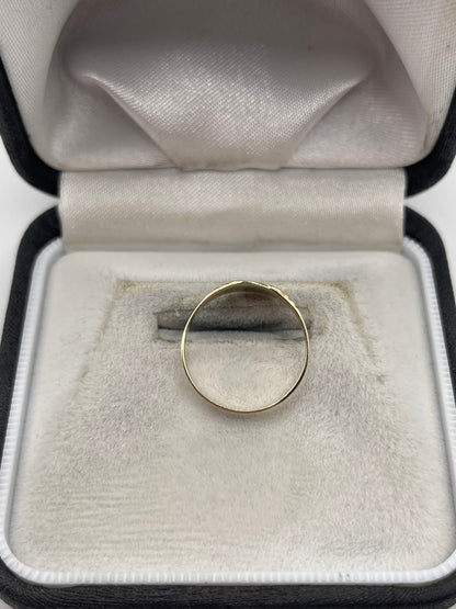 9ct gold signet ring