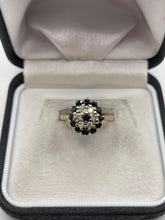 Load image into Gallery viewer, 9ct gold sapphire and diamond ring
