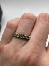 Load image into Gallery viewer, Silver fluorite ring
