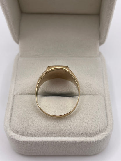 9ct gold signet ring