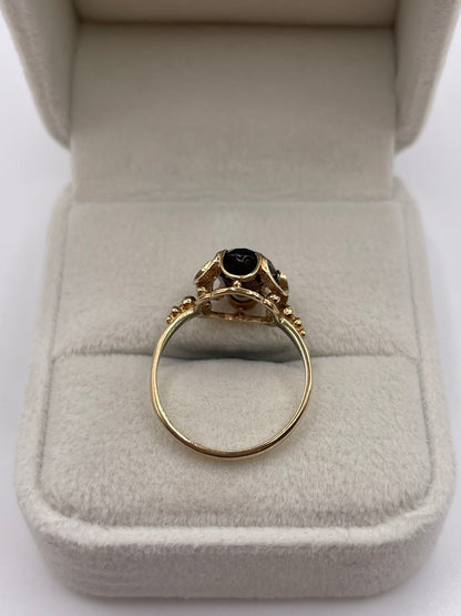 9ct gold Smokey quartz ring