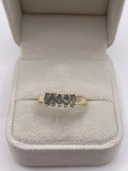 9ct gold alexandrite ring