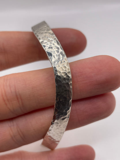 Heavy silver bangle