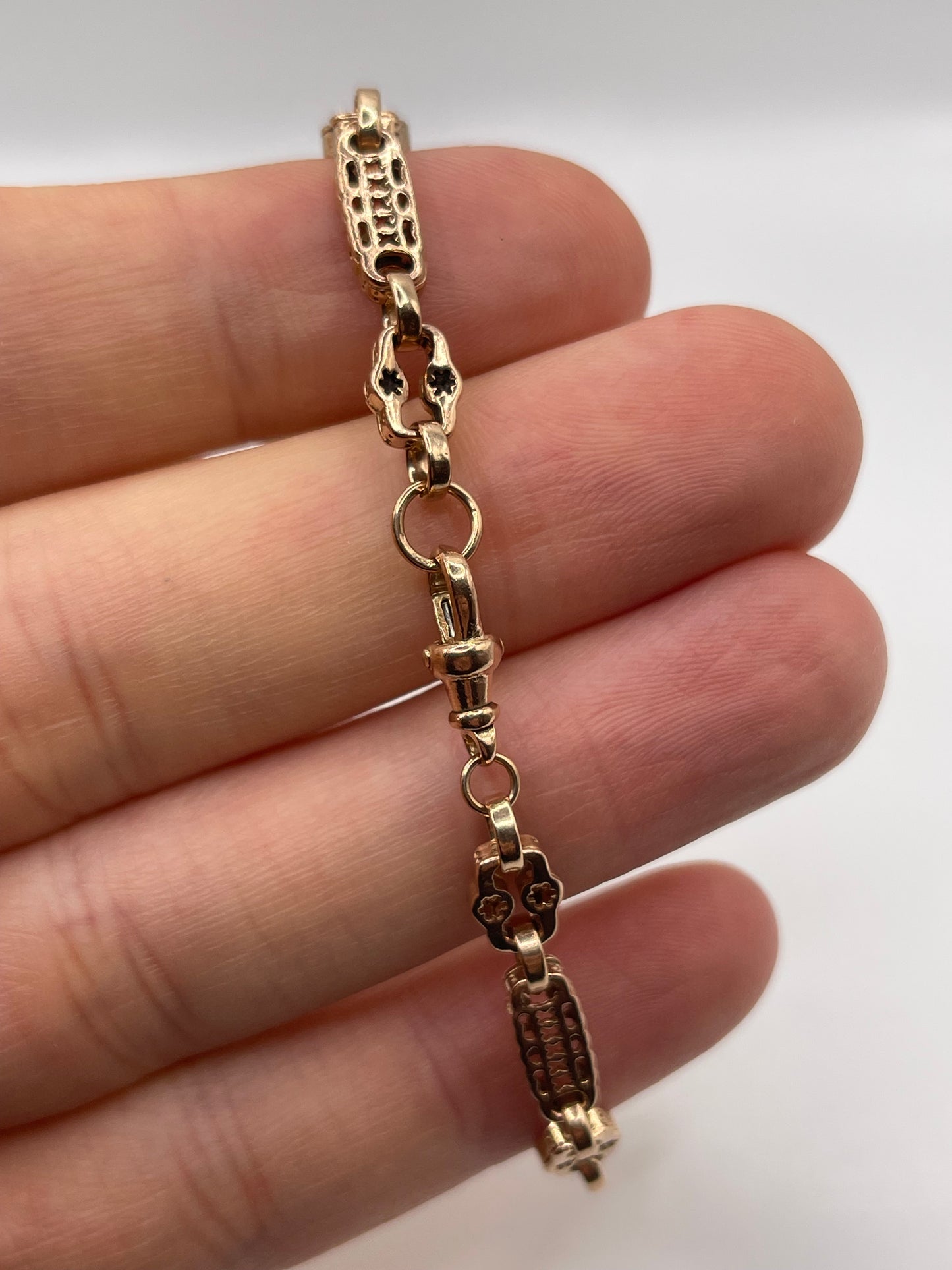 9ct rose gold bracelet
