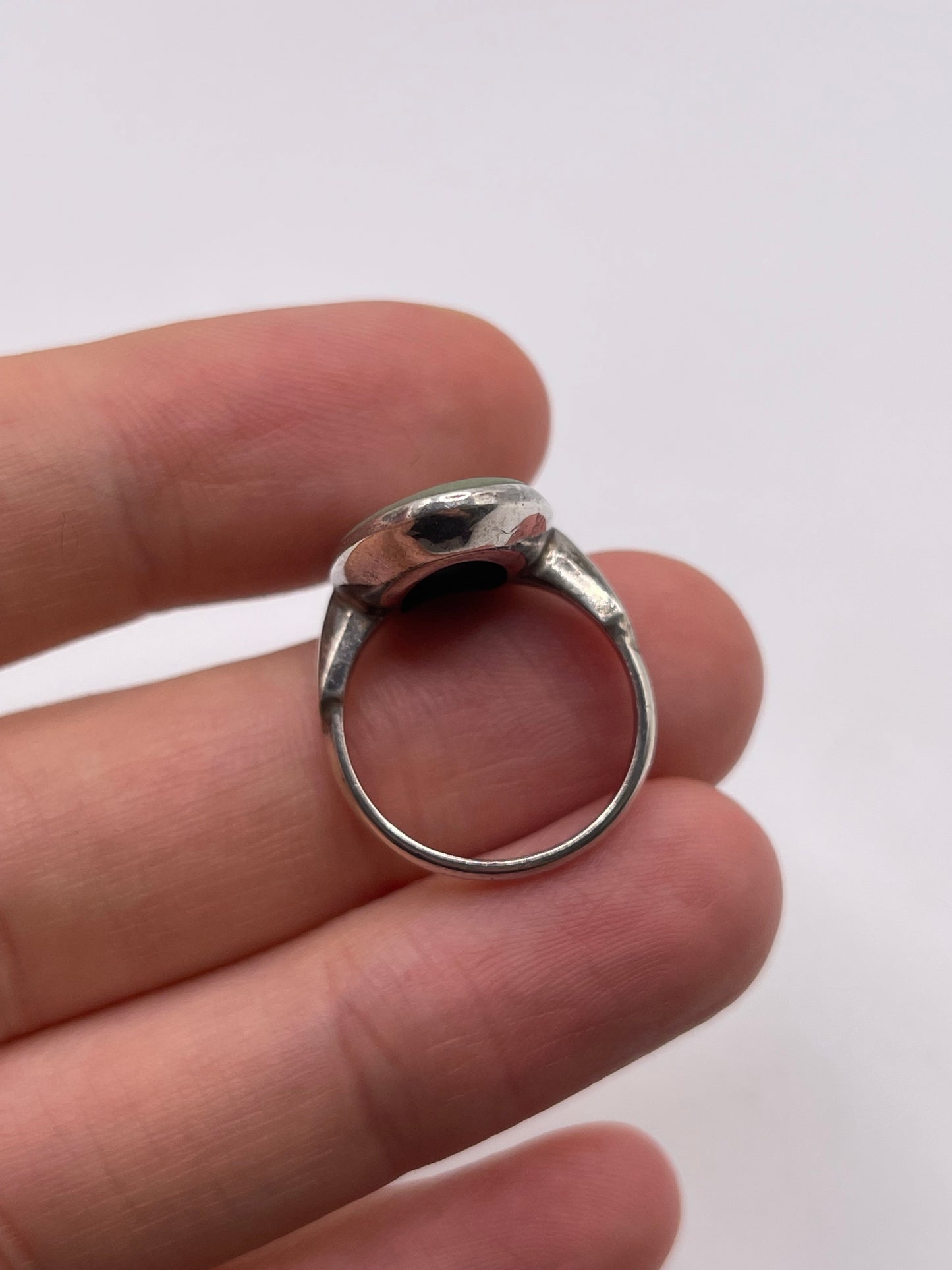 Silver Wedgwood cameo ring