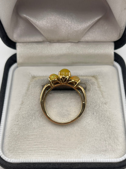 9ct gold opal ring