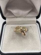 Load image into Gallery viewer, 9ct gold horse ring
