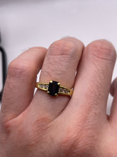 Load image into Gallery viewer, 18ct gold sapphire and diamond ring
