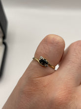 Load image into Gallery viewer, 9ct gold sapphire and diamond ring
