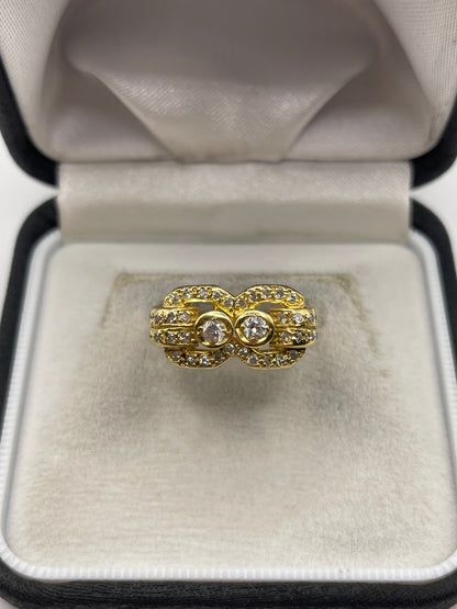18ct gold diamond ring