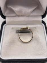 Load image into Gallery viewer, 9ct gold cartouche ring
