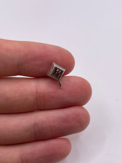 Platinum 1ct diamond pendant