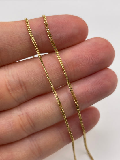 18ct gold chain 208
