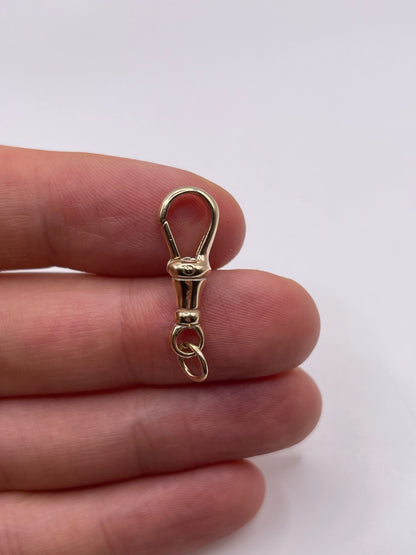 9ct gold dog clip C