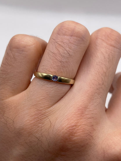 9ct gold tanzanite ring