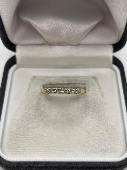 9ct gold topaz ring