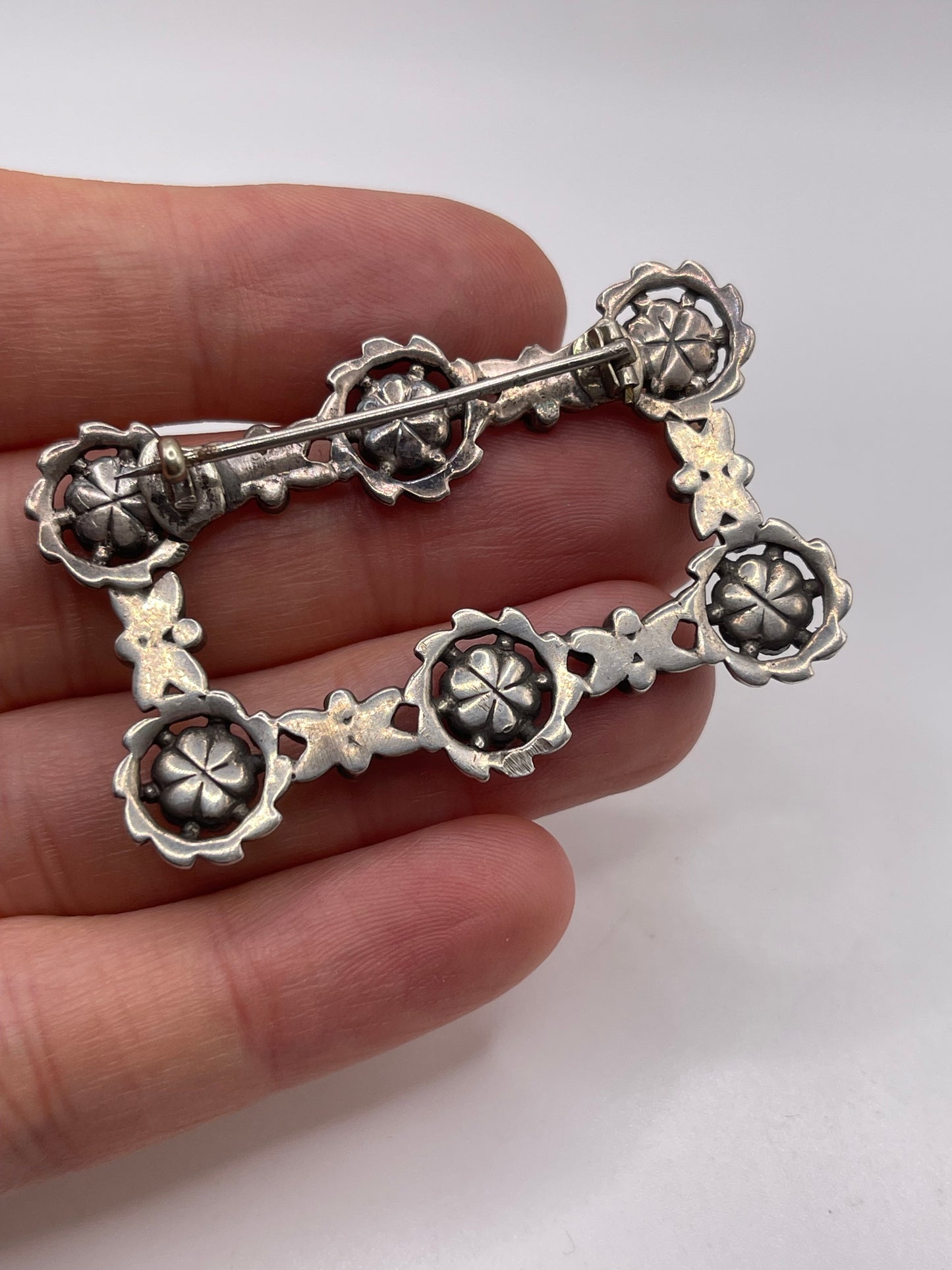 1930’s silver paste buckle