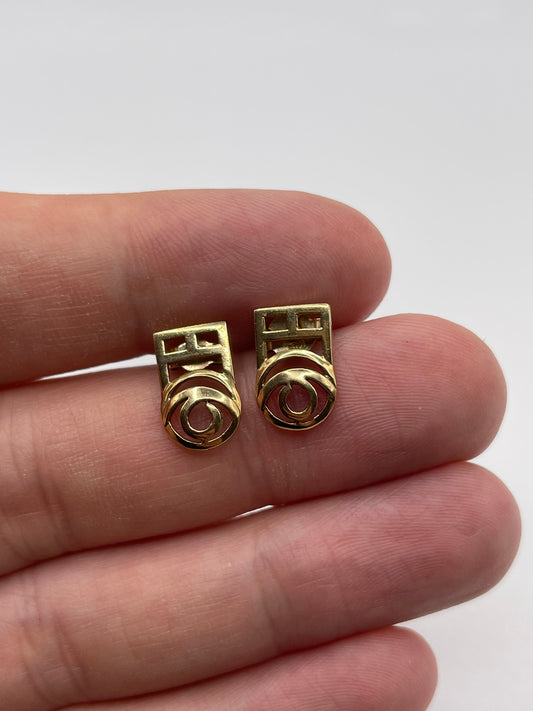 9ct gold earrings