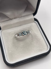 Load image into Gallery viewer, Silver topaz ring

