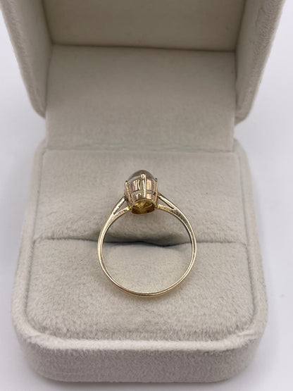 9ct gold moonstone ring