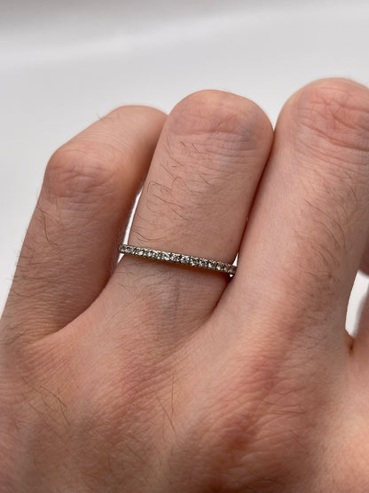 18ct white gold diamond ring