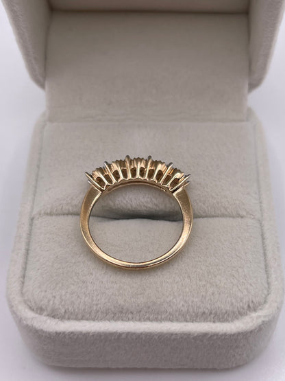 9ct gold diamond ring