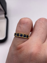 Load image into Gallery viewer, 14ct gold sapphire ring
