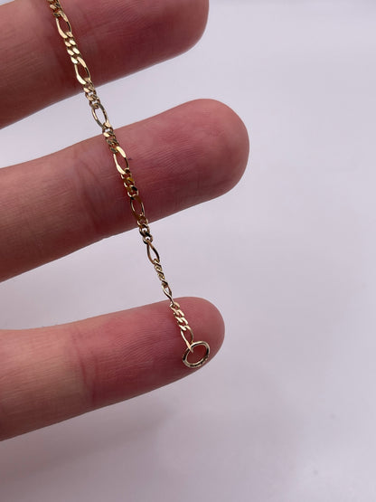 9ct gold amethyst bracelet